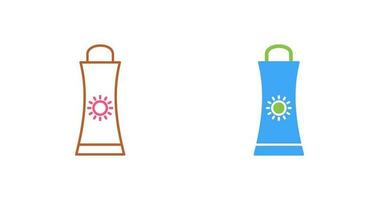 Sunblock Cream Vector Icon