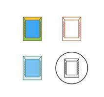 Unique Frame Vector Icon