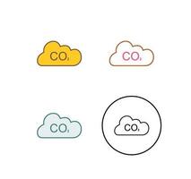 Carbon Dioxide Vector Icon