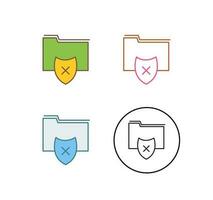 Vulnerable Folder Vector Icon
