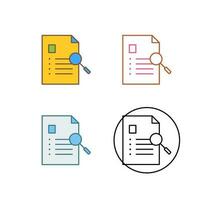 Unique Case Study Vector Icon