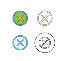Do Not Cross Vector Icon