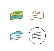 Cake Slice Vector Icon