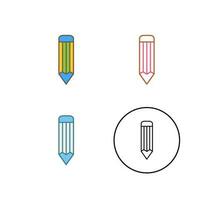 Unique Pencil Vector Icon