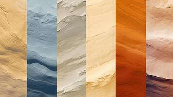 Various Shades and Tints of Monochromatic Brush Texture Background. . photo
