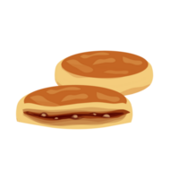 Hotteok Korean sweet pancakes png