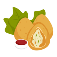 coxinha brasiliano cibo png