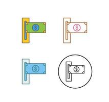 Slot of Bills Vector Icon