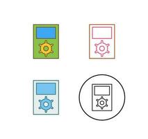 Unique Portfolio Management Vector Icon