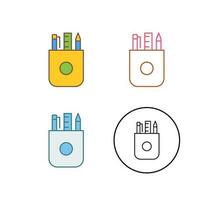 Unique Stationery Vector Icon