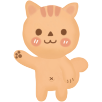 tchau tchau gato png