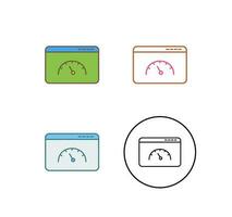 Page Speed Vector Icon