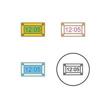 Unique Timer Vector Icon