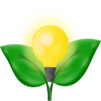 groen energie besparing licht lamp, groen energie set, macht plug png