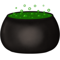 Cauldron for Halloween witch potions png