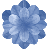 flor azul isolada png