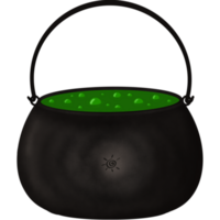 chaudron pour Halloween sorcière potions png