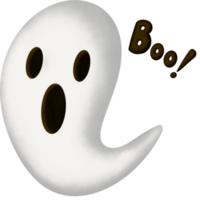 Ghost with Boo of halloween event png