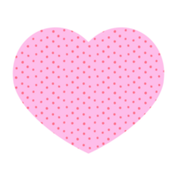 texturizado rosado corazones png
