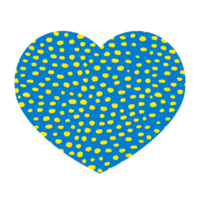 Textured Blue Hearts png