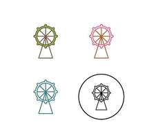 Ferris Wheel Vector Icon