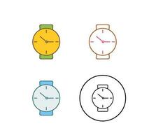 icono de vector de reloj de pulsera