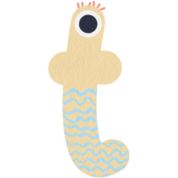 monstro mais baixo caso alfabeto t png