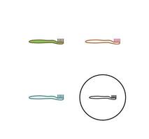 Toothbrush Vector Icon