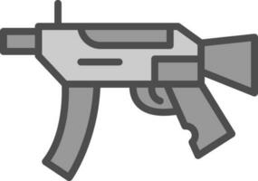 Mitraillete Vector Icon Design