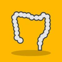 Large intestine Vector Icon Design