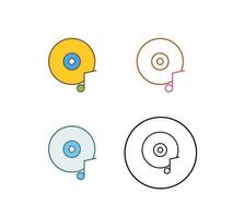 Music CD Vector Icon