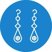 Earrings Vector Icon Design