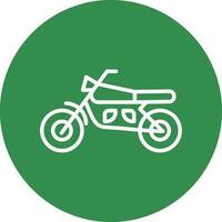 Motorbike Vector Icon Design