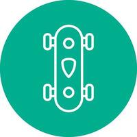 Longboard Vector Icon Design