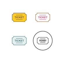 Tickets Vector Icon