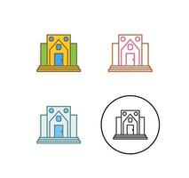 Museum Building Vector Icon