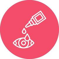 Eye drop Vector Icon Design