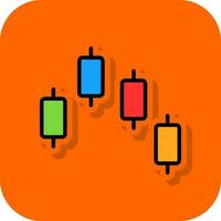 Bullish engulfing Vector Icon Design