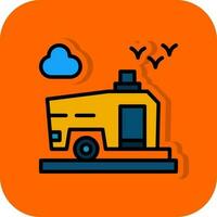 diseño de icono de vector de caravana