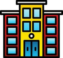 Townhouse Vector Icon Design