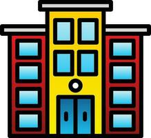 Townhouse Vector Icon Design