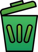 Trash can Vector Icon Design