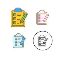 Checklist Vector Icon