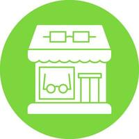 diseño de icono de vector de tienda óptica