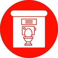 Restroom Vector Icon Design