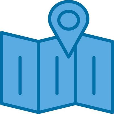 Map Vector Icon Design