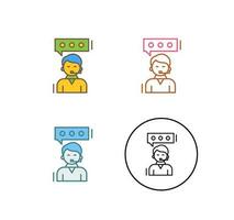 Client Service Vector Icon