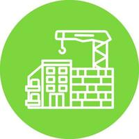 Construction site Vector Icon Design