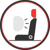 Airbag Vector Icon Design