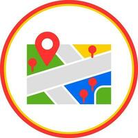 Map Vector Icon Design